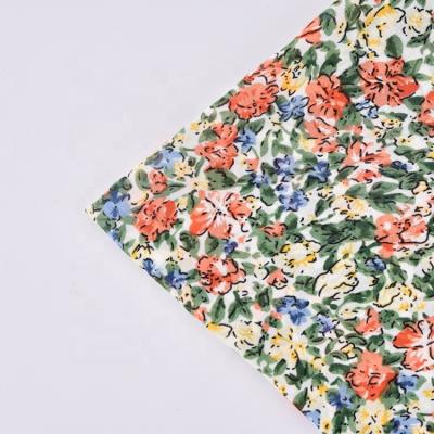 China Manufacturer-Supplier Women Anti-static Colorful Floral Polyester Woven Materials Printed Plain Fabric for sale