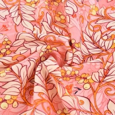 China 2022 New Fashionable Anti-Static Custom Design 100% Polyester Printed Chiffon Soft Woven Fabric For Dress for sale