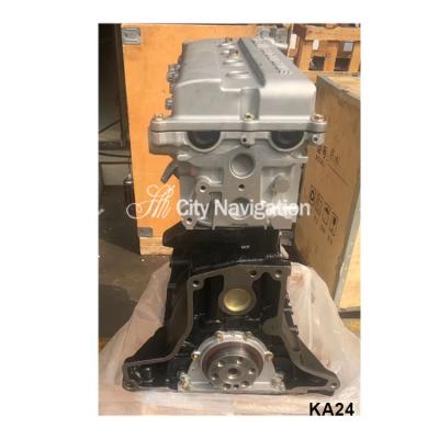 China Original KA24 KA20 Long Auto Engine Assembly Block Engine For Nissan 2.4L 2.4L for sale