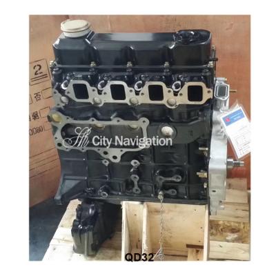 China Original Auto Engine Assembly Block Engine Long QD32 For Nissan 3.2L 3.2L for sale