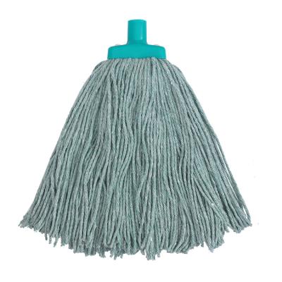 China Sustainable Professional Cotton MOP HEAD 400G Green Color for sale