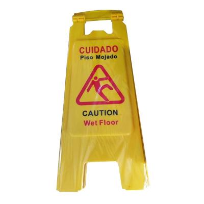 China Wet floor sign Popular in Market floor folding safety sign for sale