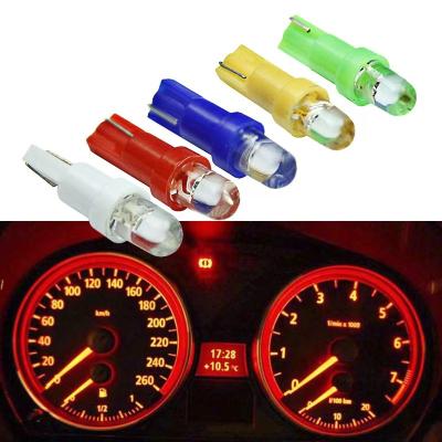 China Car T5 12V Instrument Bulb LED Center Indicator Button Light Cigarette Lighter Direct Halogen 5MM Replacement CL for sale