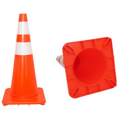 China MUYE construction site PVC wholesale pe rubber Eva road safety traffic cone red orange warning sign for sale