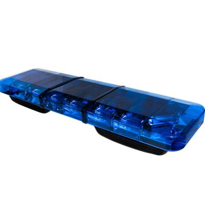 China PC+ MUYE 2022 Red Blue Amber Flashing Strobe Embedded Speaker Aluminum New CEE R65 R10 Led Light Bar For Police Car Tow Truck Light Bar for sale