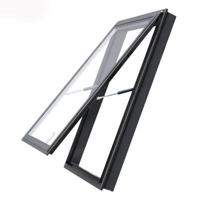 China Ventana de aluminio de telón triple de tamaño personalizado de diseño moderno para los últimos diseños de ventanas en venta