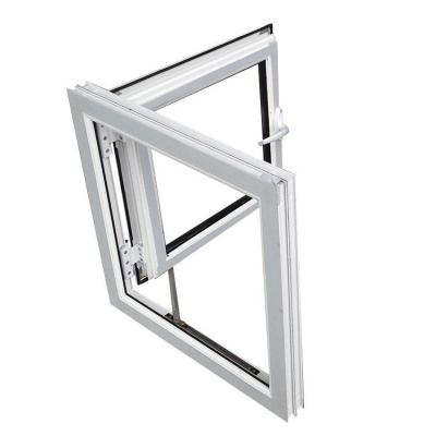 China Tipo de vidrio único doble acristalado de aluminio Casement Ventana puerta de perro para el hardware superior chino en venta