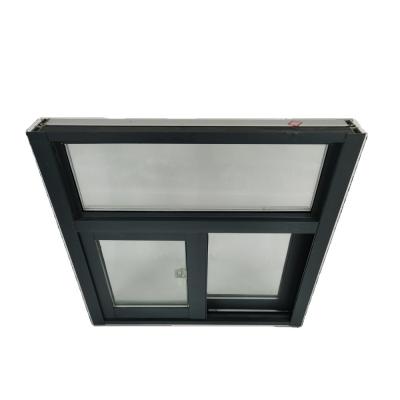 China Sliding Double Glazed Window for Office Building Design Aluminium Slider Window and Door for sale