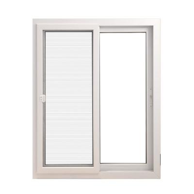 China Door Profile Aluminum Art Window with Sliding Open Style and FiberGlass Screen Netting for sale