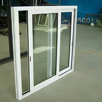 China Ventanas deslizantes de doble acristalamiento de aluminio ventanas deslizantes dobles para la función de insonorización en venta