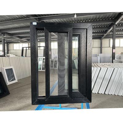 China Schiebefenster aus Doppelglas aus Aluminium mit Schalldämmung zu verkaufen