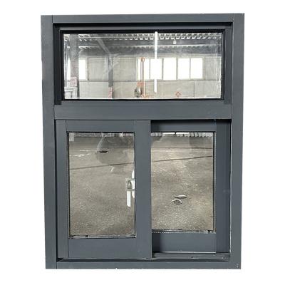 China Upgrade Your Home with Postmodern Design Soundproof Aluminum Tempered Glass Windows for sale