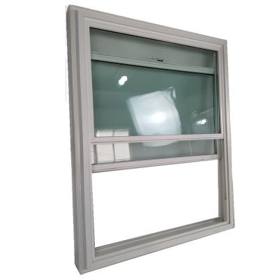 China Modernes Design Doppelverglasung Upvc Schalldicht Doppelhängende Schachtel Fenster mit modernem Stil zu verkaufen