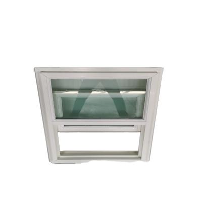 China UPVC Frame Glass Single Hung Window with Folding Screen Fenesta UPVC Windows' Product for sale