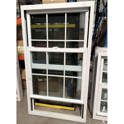 China America Style Vinyl Window Upvc Frame Pvc Double Hung Windows for Home Office for sale