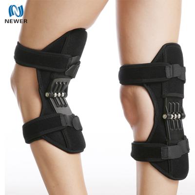 China NEWEST SPORTS Adjustable High Quality Sport Climbing Knee Joint Support Hot Open Patella Booster Spring for sale