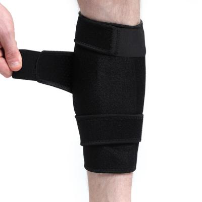 China Waterproof Adjustable Neoprene Compression Leg Wrap Calf Brace Sleeve for sale