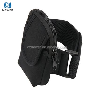 China Neoprene sports armband hot sales premium sweatproof sports exercise armbag working with head support for sale