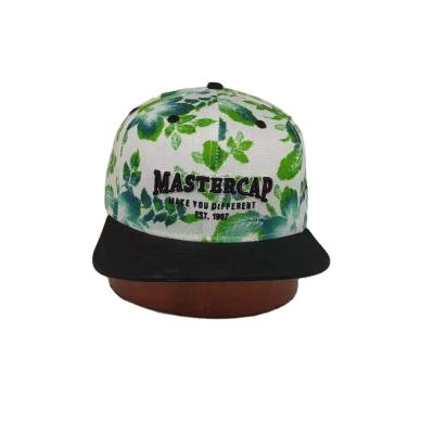 China 2021 Custom High Quality 100% Polyester Flat Brim Hip Pop Style Hat 6 Panel Snapback Hat for sale