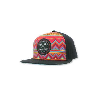 China JOINT Factory High Quality Custom 6 Panel Yupoong Snapback Hip Pop Cap With 7 Holes Closure Plastic Back Cap for sale