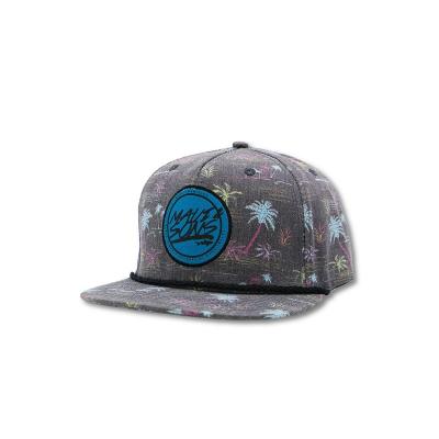 China JOINT Popular Dark Gray 5 Panel Adjust Size Yupoong Shape Custom Snapback Hat With High Profile for sale