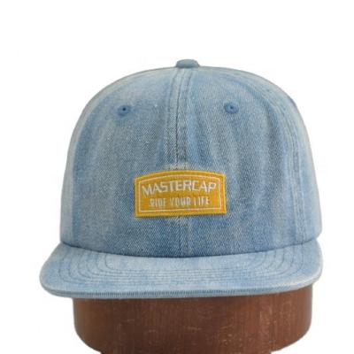 China Popular JOINT New Style Washed 6 Panel Adjustable Size Custom Snap Back Hat With Custom Logo Patch for sale