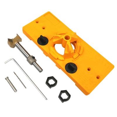 China 35MM Cup Style Hinge Jig Borehole Drill Guide Cutter Woodworking DIY Carpenter Woodworking DIY Tools QS5383 for sale