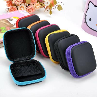 China Waterproof Portable Earbud Earphone Pocket Eva Headphone Case Headphone USB Cable Organizer Storage Case for sale