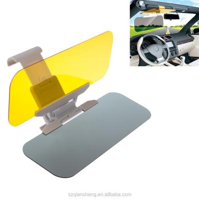 China Day and Night 2 in 1 Anti-glare Car Mirror Visor Sun Visor HD Day Night Vision Anti-glare Clear Vision for sale