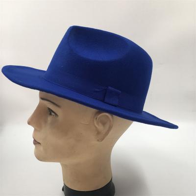 China Large Main Size Striped Fedora Hats For Men And Women for sale