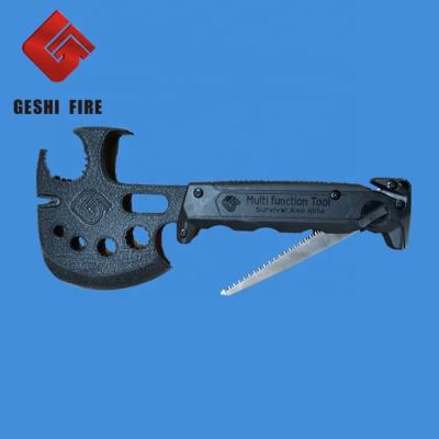 China Fire Safety Carbon Steel Forged Hatchet Ax Fireman for sale