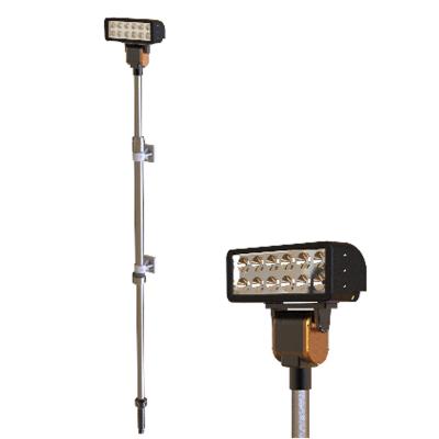 China Fire Trucks Push Rod LED Top Spotlight For Fire Truck Telescopic Light Pole for sale