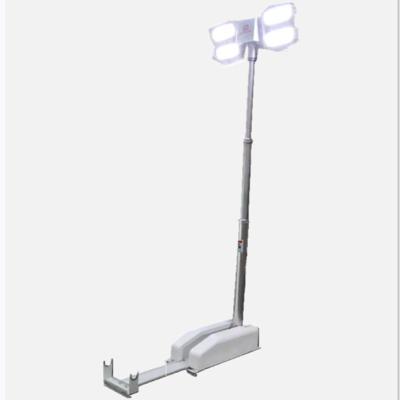 China Warehouse Multisection Folding Mast Metal Halide Light Tower For Fire Truck for sale