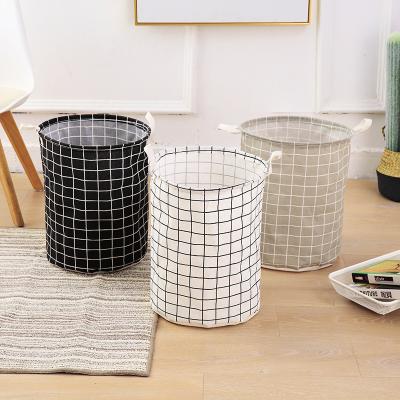 China Wholesale Nordic Folable Style Storage Basket Storage Bucket Storage Basket Hotel Home Laundry Basket for sale