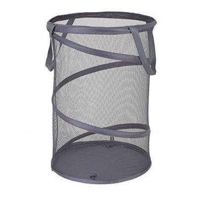 China Wholesale Customization Folable Foldable Mesh Hamper Bag Bin Tidy Clothes Storage Wash Laundry Hamper for sale