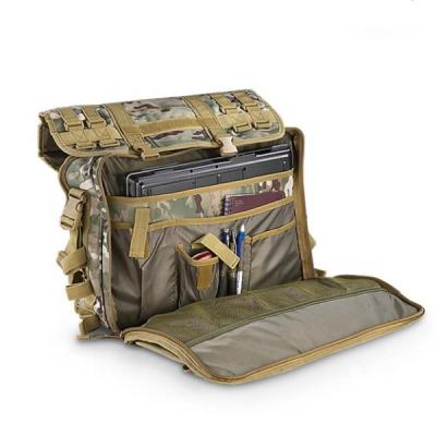 China Durable Tactical Military Field Briefcase Messenger Bag Outdoor Shoulder Military Travel Computer Bag for sale