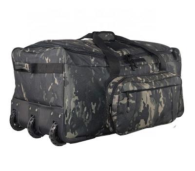 China Deployment Trolley Duffel Bag Waterproof Military Tactical Wheeled Military Bags Pack for sale