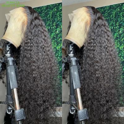 China Other Full Lace Front Wig Human Hair Wigs, Deep Curly Frontal Wig, Brazilian Virgin Hair HD Vendor Wigs For Black Women for sale