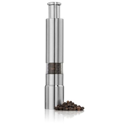 China Sustainable Stainless Steel Thumb Pepper Grinder For Kitchen Tool for sale