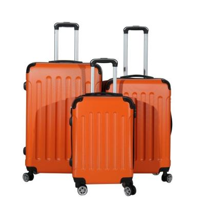 China Waterproof Dirt Proof ABS Polycarbonate PC PP Case Hard Suitcase Scale Smart Luggage Set for sale