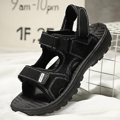 China Good QY-CUSTOM flat leather sandals for men's wholesale sandals for women and ladies other sandals shoes for sale