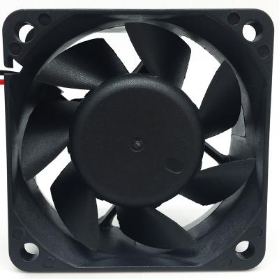 China DC 12v 24v Hotels 60x60x25 Small Fan Fan High Speed ​​Axial Cooler Fan 60mm Mini Size for sale