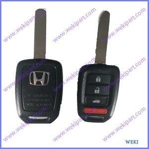 China OEM Honda Auto Verre Sleutel, Verre Hoofdsleutel 4 Knoop MLBHLIK6-1T 315mhz van Honda Te koop