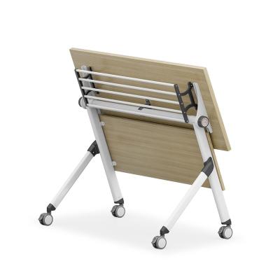 China New Modern Original Mobile Table Office Folding Table Metal Training Table Frame for sale