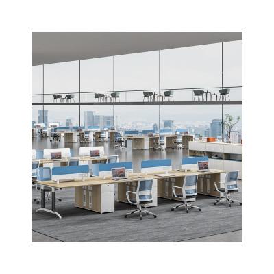 China Modern factory direct modern commercial frame office staff office desk table metal frame for sale