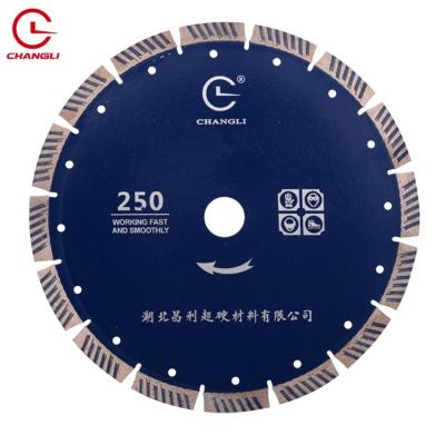 China High Cost Performance 65mn High Speed ​​Steel / Diamond Hot Press Ti-Coated Blade Diamond 250mm Saw Blade for sale