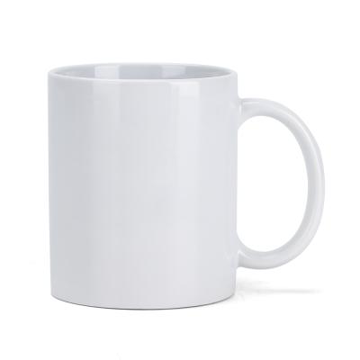 China Top Grade 11oz Ceramic Sustainable Popular Selling White Empty Mug For Sublimation for sale