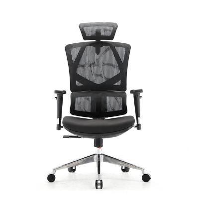 China Modern home high push back recling full black comfortable mesh boss executive office chairs for sale