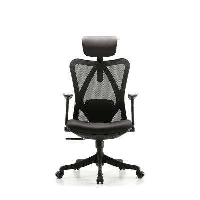 China 2022 best ergonomic back design executive rotating manager office chair with optional arm rest for sale