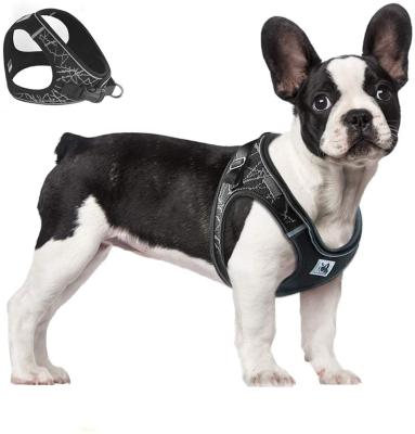 China Padded Comfort Step In Dog Harness Easy To Put On Small Dog Harness Obstruction Free Adjustable Pet Invest No Pull Dog Harness for sale